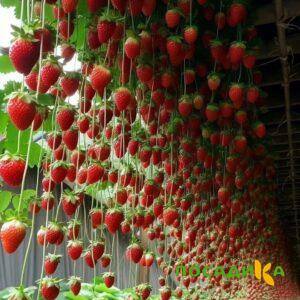 Клубника ампельная Анастасия купить по цене от 370р. в интернет-магазине «Посадика» с доставкой почтой в в Славянск-на-Кубание и по всей России – [изображение №1].