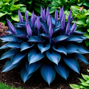 Хоста Сикрет Гров купить по цене от 570р. в интернет-магазине «Посадика» с доставкой почтой в в Славянск-на-Кубание и по всей России – [изображение №1].